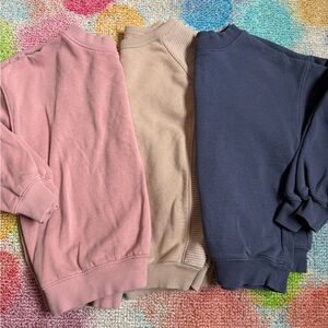 H&M Crew Neck Sweatshirt lot of 3